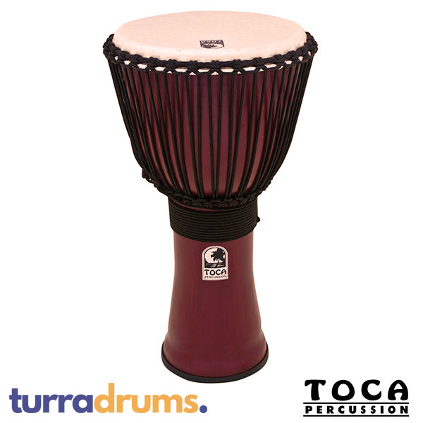 Toca Freestyle II Series 12" Rope-Tuned Synthetic Djembe