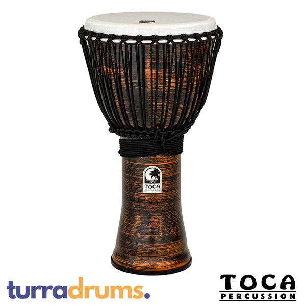 Toca Freestyle II Series 12" Rope-Tuned Synthetic Djembe