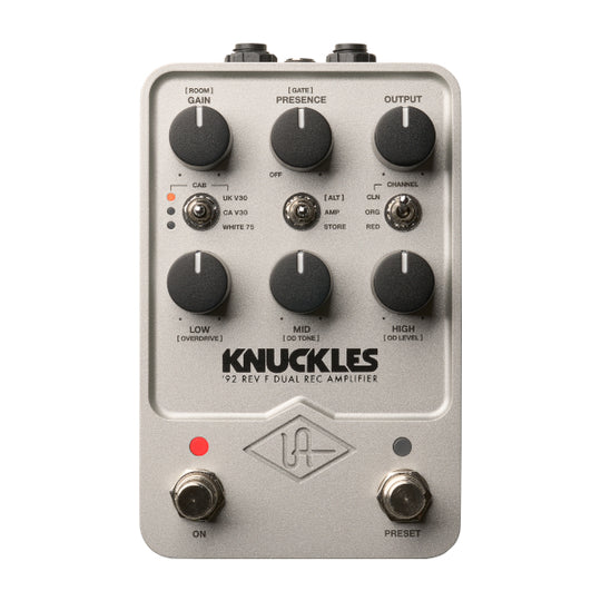 Universal Audio UAFX Knuckles '92 Rev F Dual Rec Amp Pedal