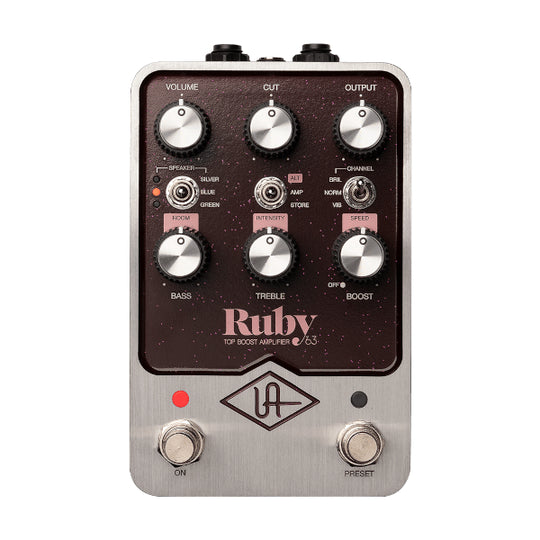 Universal Audio UAFX Ruby '63 Top Boost Amplifier