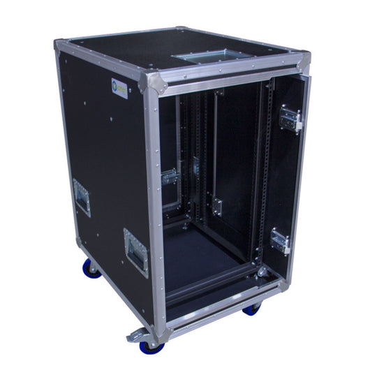 Ovation 16RU Anti-Vibration Rack Case with Sliding Doors