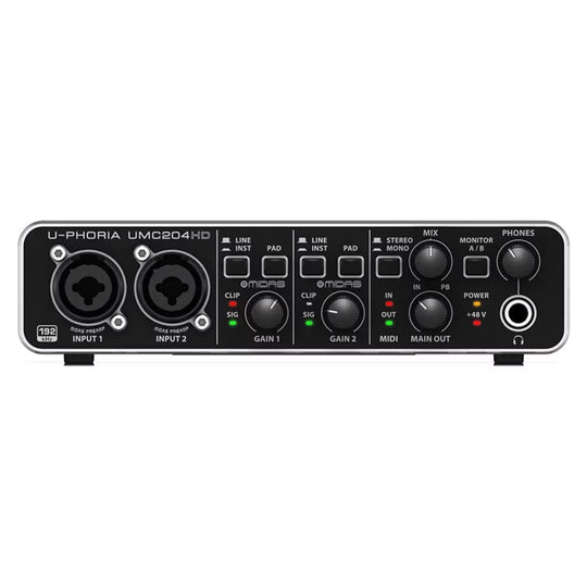 Behringer U-Phoria UMC204HD USB Audio Interface