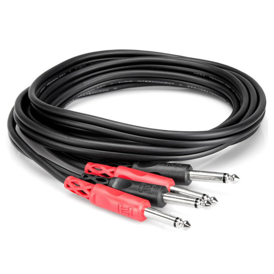 Hosa CPP203 Dual 1/4" TS Cable (3m)