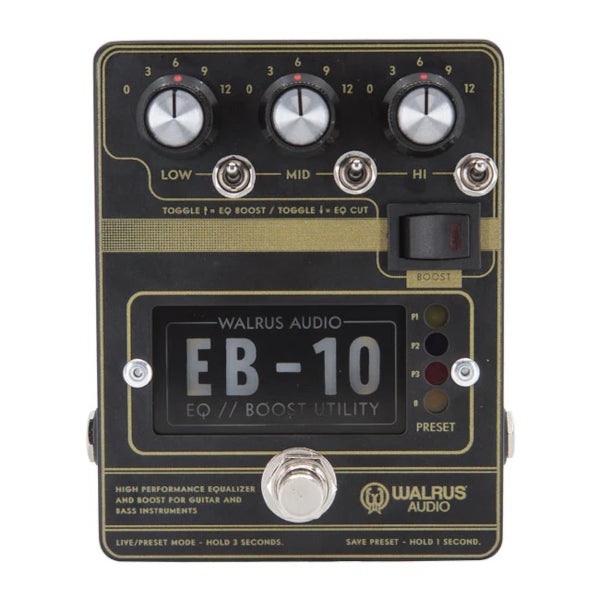 Walrus Audio EB-10 Preamp/EQ/Boost