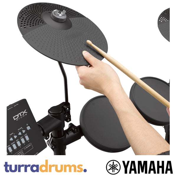 Yamaha DTX452K PLUS Electronic Drum Kit crash cymbal