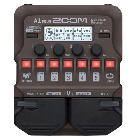 Zoom A1 Four Acoustic Instrument Multi-Effects