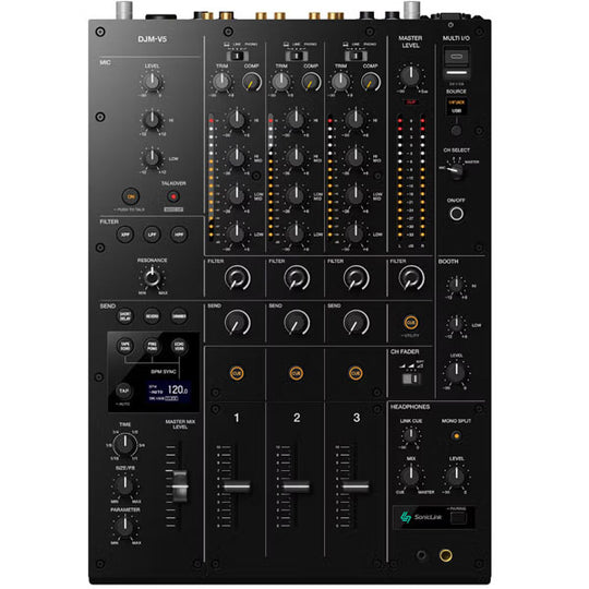 AlphaTheta DJM-V5 3-Channel DJ Mixer