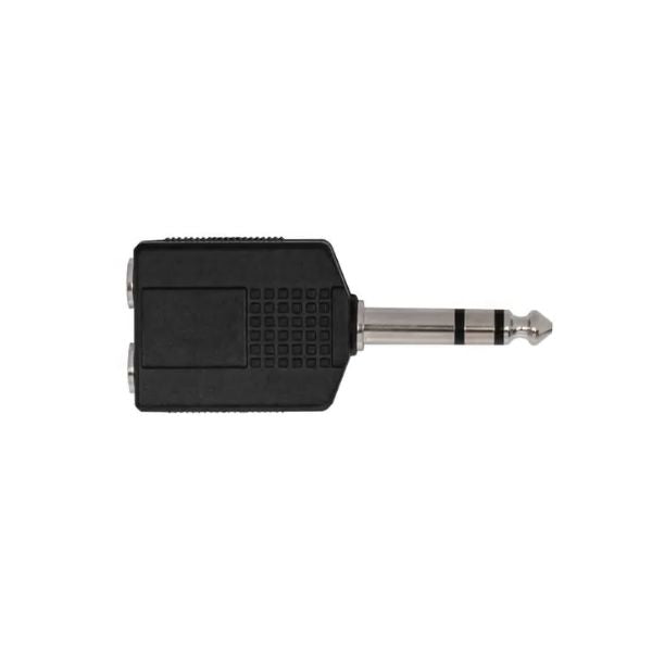 AMS Dual Headphone Adaptor - 1/4 Inch (Male TRS to Dual Female TRS) 3970