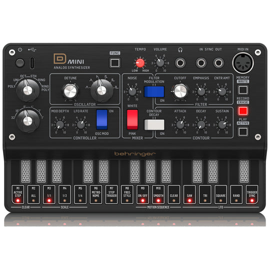 Behringer D Mini Portable Analog Synthesizer