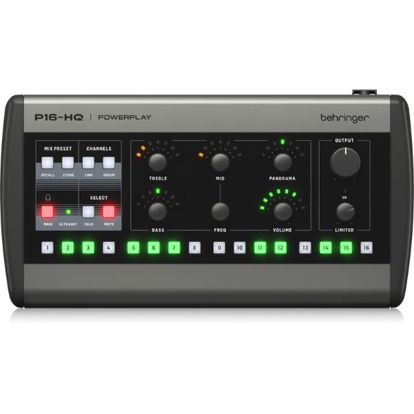 Behringer Powerplay P16-HQ - Monitor Mixer | Turra Music