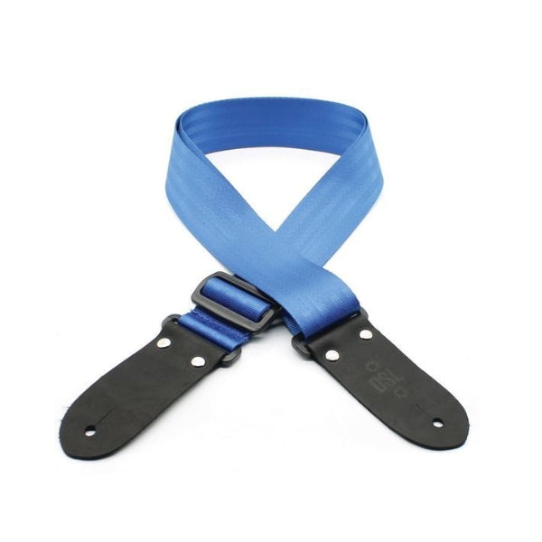 DSL Seatbelt Webbing Guitar Strap - Blue