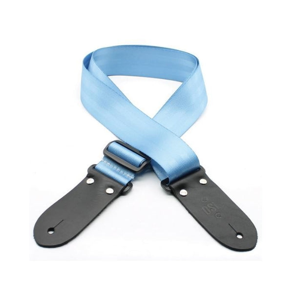 DSL Seatbelt Webbing Guitar Strap - Light Blue