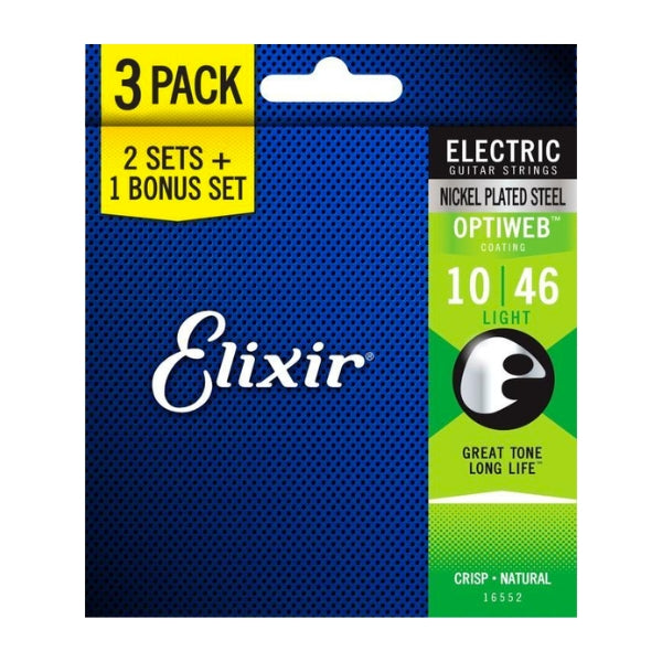 Elixir Optiweb Electric 3-Pack - Light