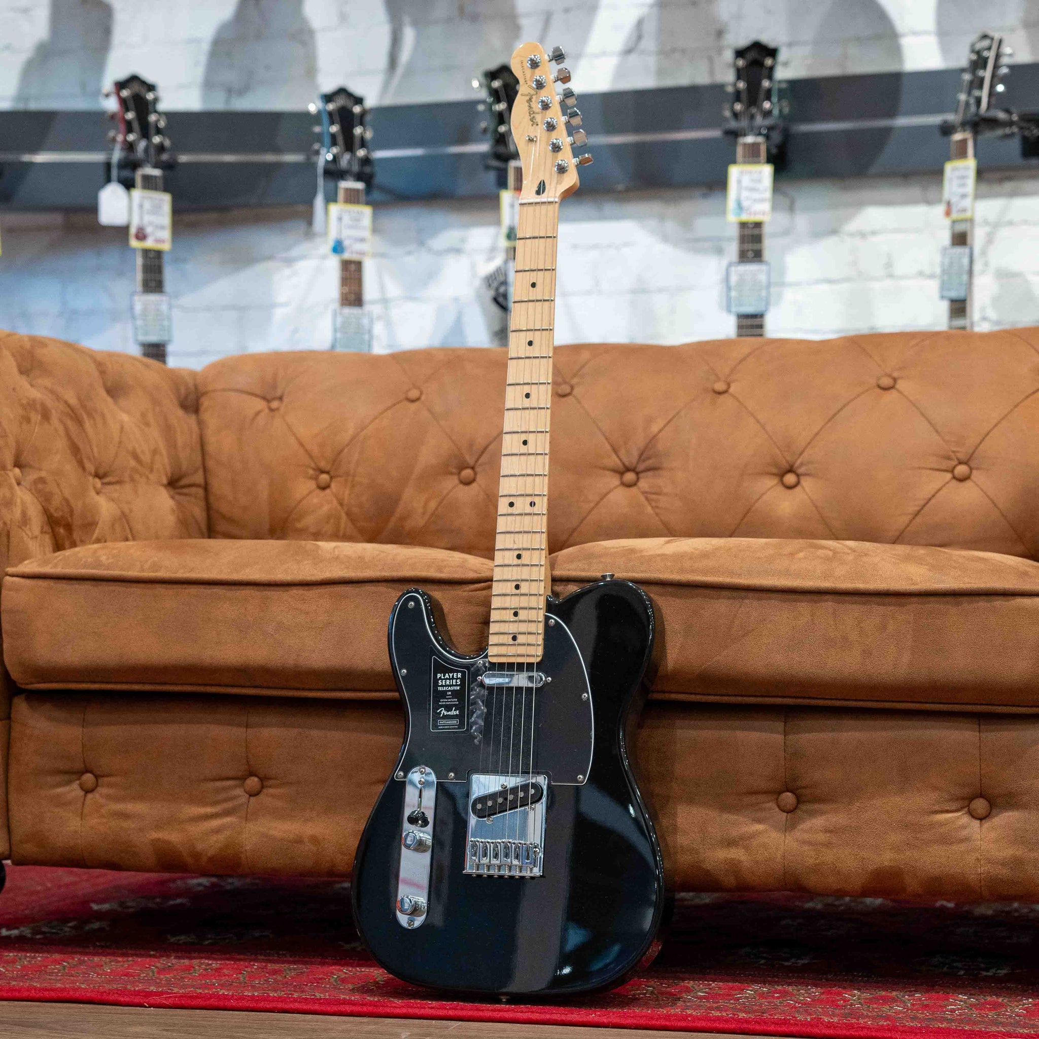 Fender Player Telecaster Left-Handed M/N Black  (Pre -Owned)