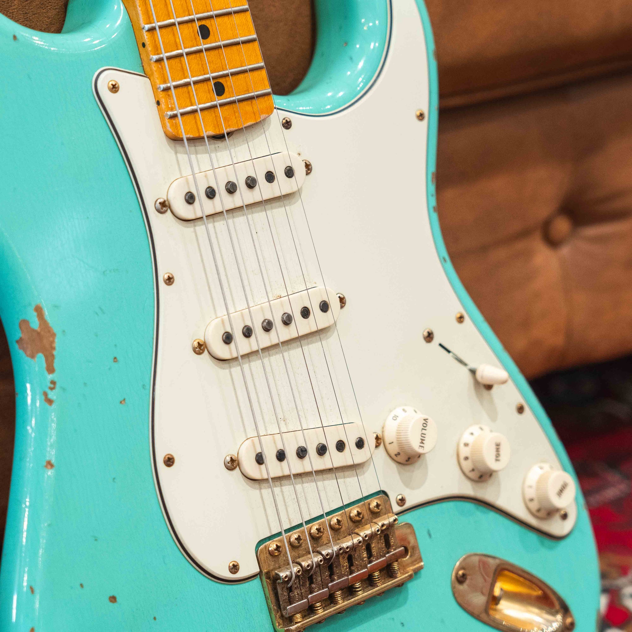 Fender Custom Shop 62 Relic Strat Seafoam Green (Pre-Owned)
