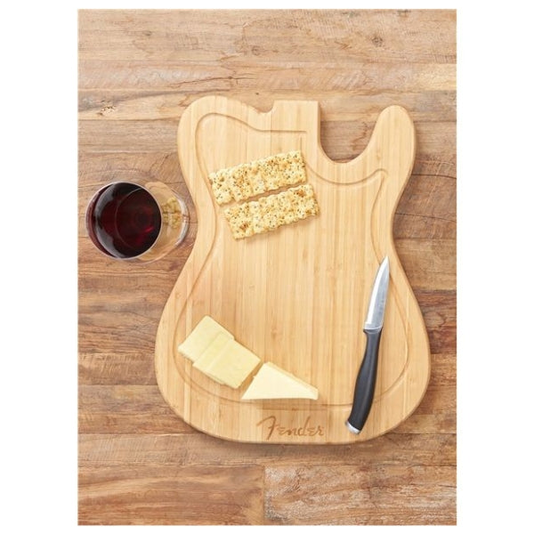 Fender Tele Cutting Board cheese