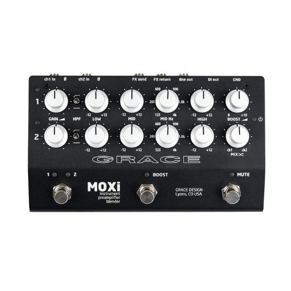 Grace Design MOXi - Acoustic Instrument Preamp | Turramurra Music