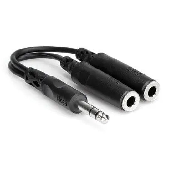 HOSA YPP-118 - Y Cable, 1/4 in TRS to Dual 1/4 in TRSF