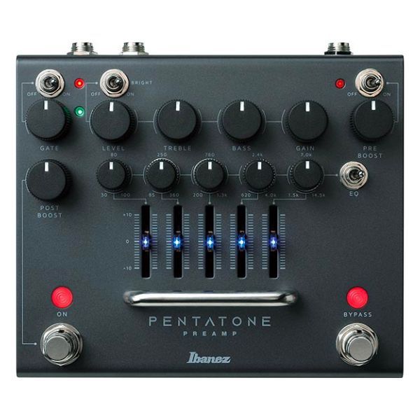 Ibanez Pentatone Preamp Pedal top view 