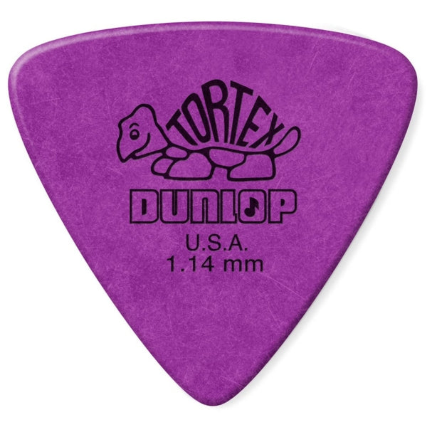 Jim Dunlop Tortex Triangle Guitar Picks 1.14mm Bulk 72 Pack single pick