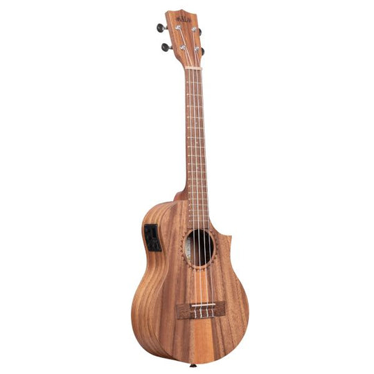 Kala Teak Tri-Top Tenor Ukulele with Pickup & Cutaway (KA-TK-T-CE)