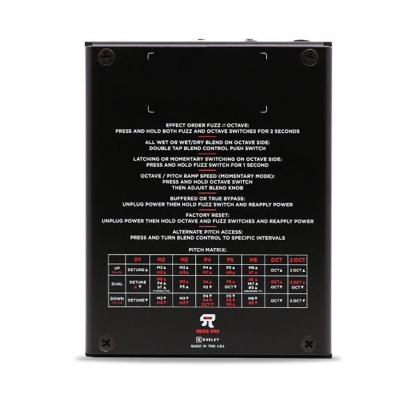Keeley Octa PSI (Back)