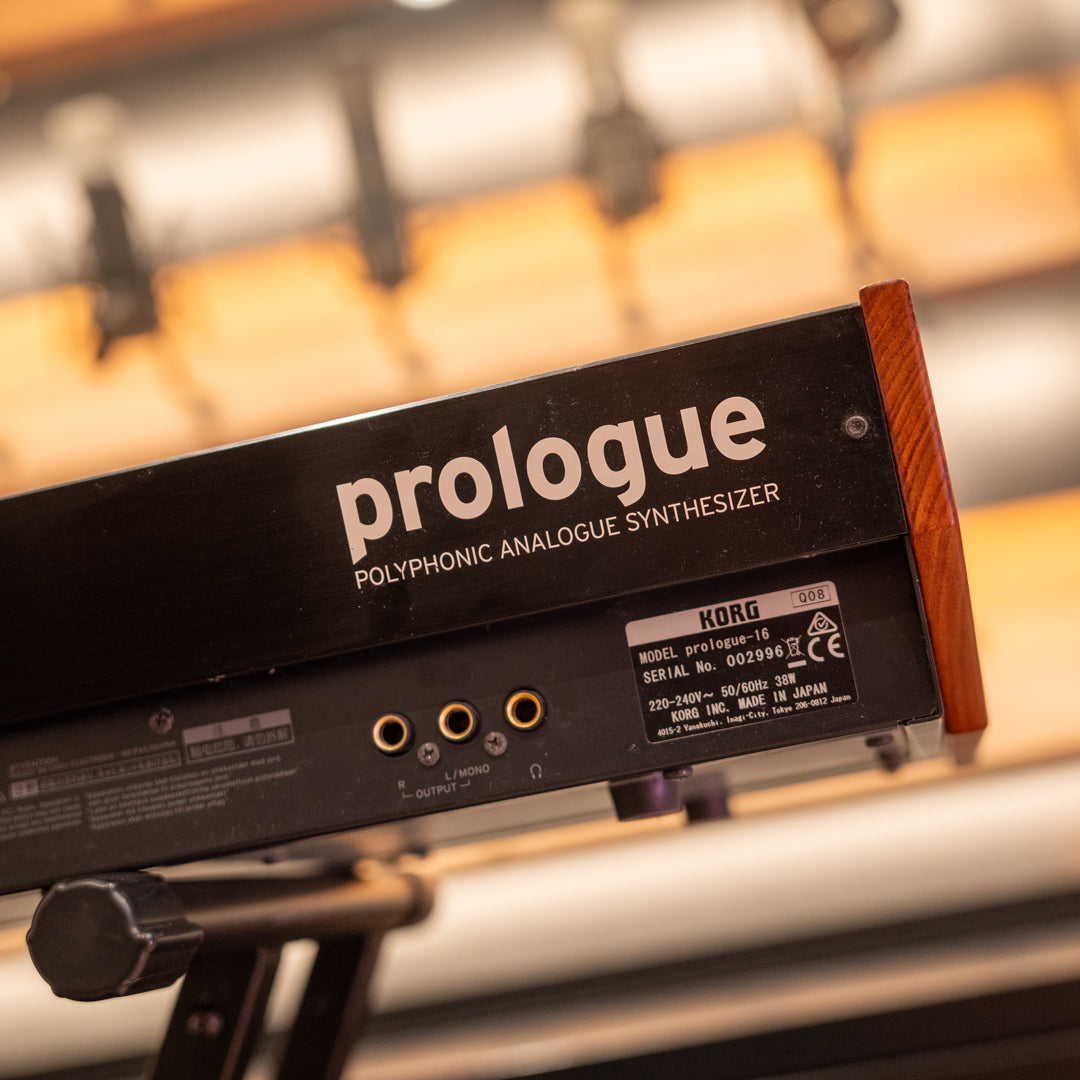 Korg Prologue 16 (Pre-Owned) - Back Badge