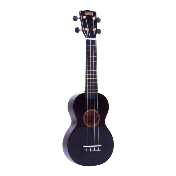 Mahalo MR1 Budget Soprano Ukulele Coloured - Black