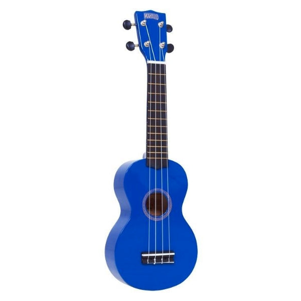 Mahalo MR1 Budget Soprano Ukulele Coloured - Dark Blue