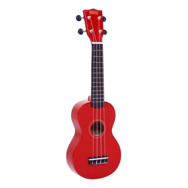 Mahalo MR1 Budget Soprano Ukulele Coloured - Red