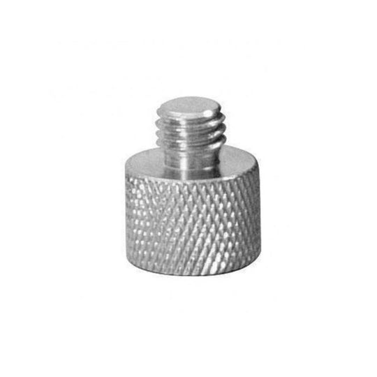 On-Stage OSMA100 3/8 Inch Male to 5/8 Inch Femail Mic Screw Adapter (Silver)