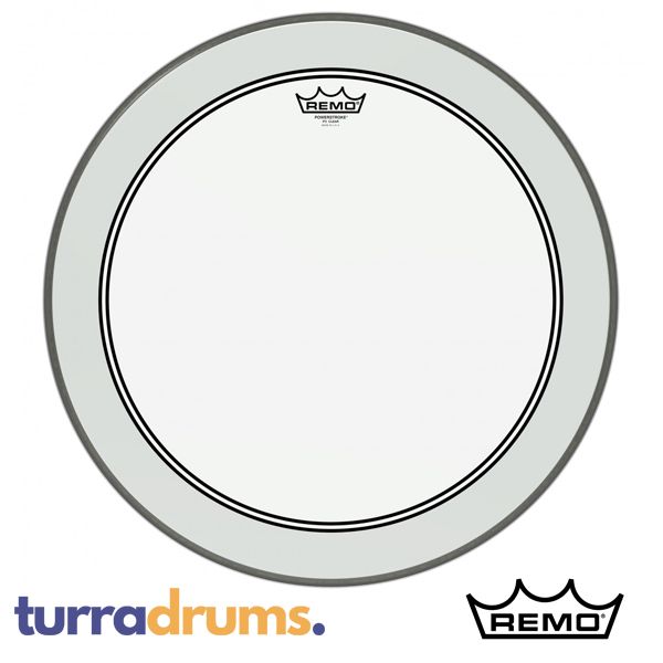 Remo Powerstroke 3 Clear Bass Drum Head with Falam Patch