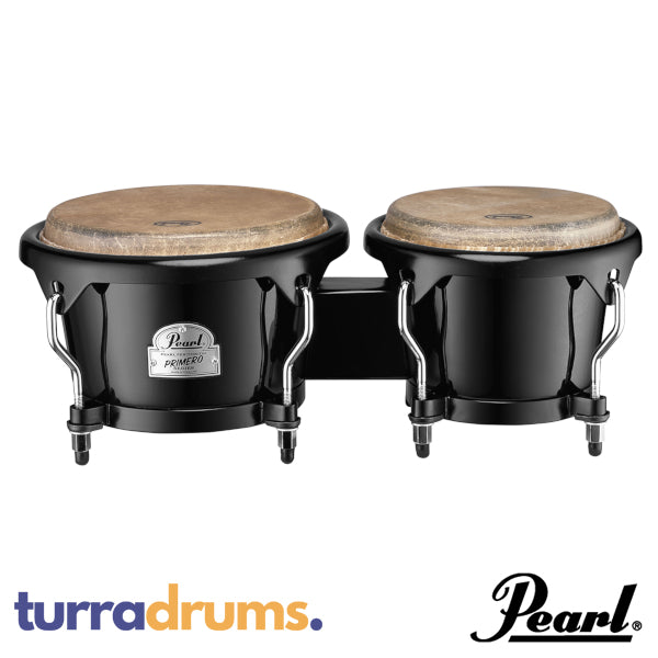 Pearl Primero Fiberglass Bongos - Bistre Black