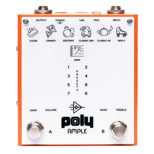 POLY EFFECTS Ample Dual-Channel Amp Modeler & IR Cabinet Pedal