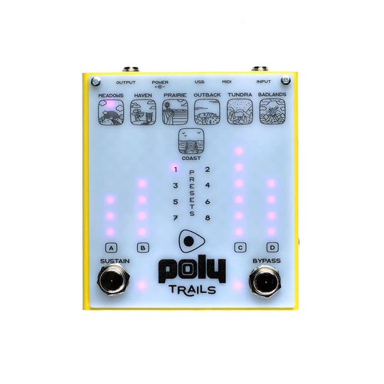 POLY EFFECTS Trails Granular & Resonator Texture Multi-Effects Pedal
