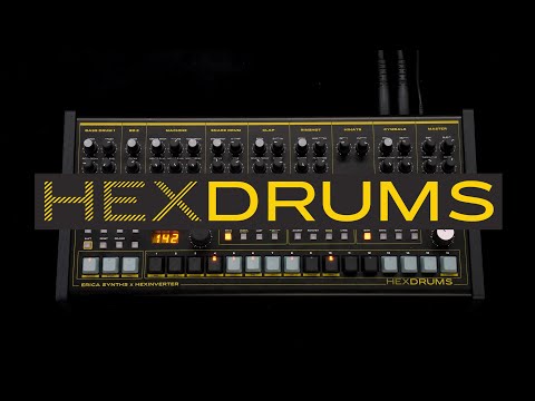 Erica Synths x Hexinverter HexDrums Teaser