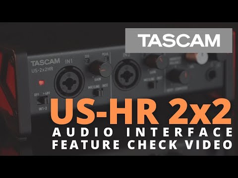 Tascam US-2x2HR video