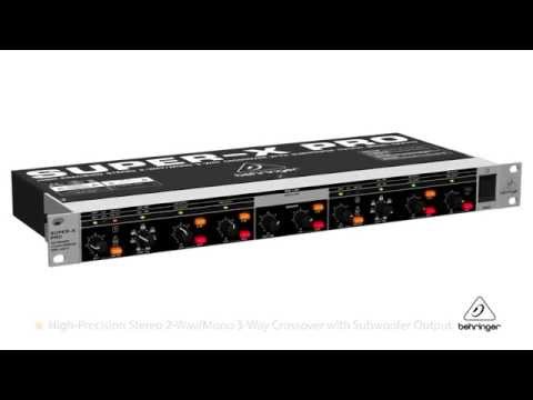チャンネルディバイダー　Behringer SUPER-X PRO CX2310 Behringer CX2310 Super X PRO - Active filter SonoVente.com - en