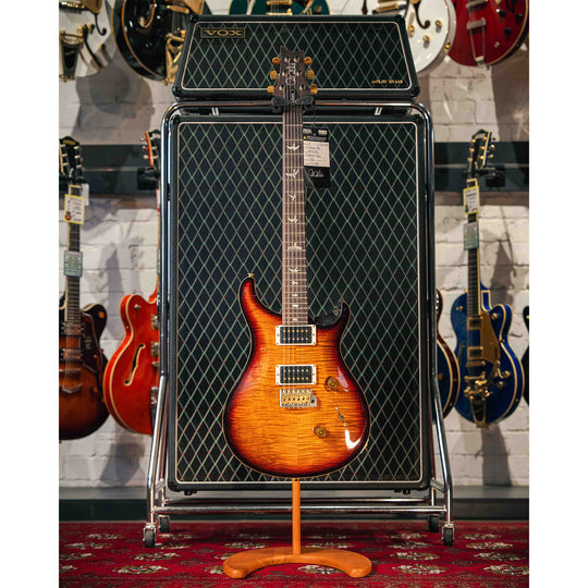 PRS Custom 24 10-Top Amber Smokeburst