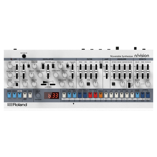 Roland Boutique n/vision Wavetable Synth Module with K-25M