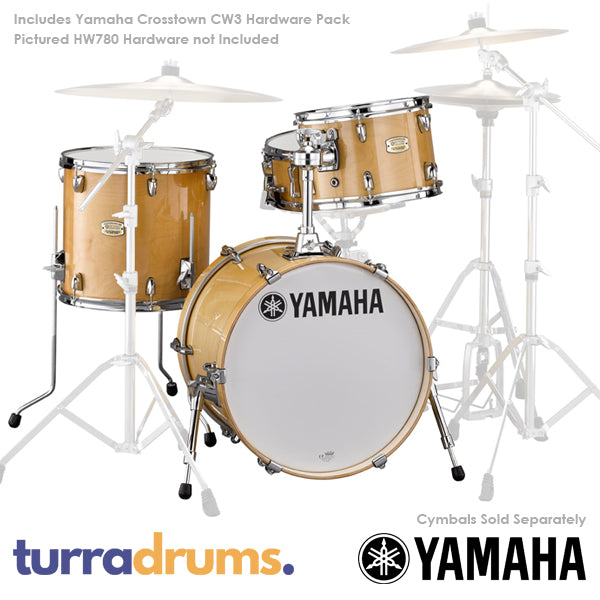 Yamaha Stage Custom Bop Kit with Crosstown Hardware - Natural Wood