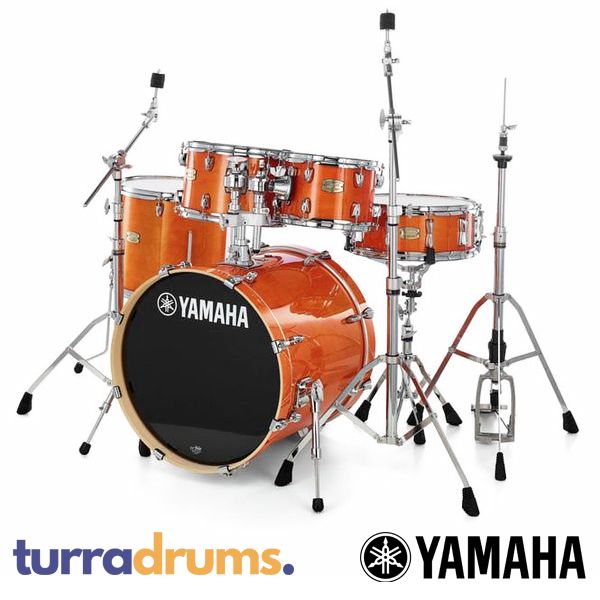 Yamaha Stage Custom Fusion Size Drum Kit with Hardware - Honey Amber