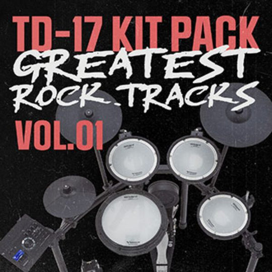 Roland Cloud TD-17 Kit Pack Greatest Rock Tracks Vol. 1