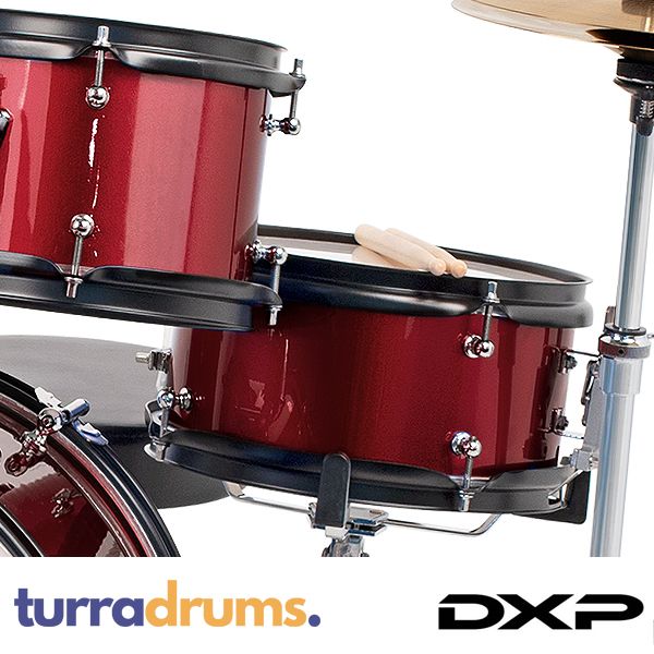 DXP TXJ7 Junior Plus Drum Kit - Wine Red snare