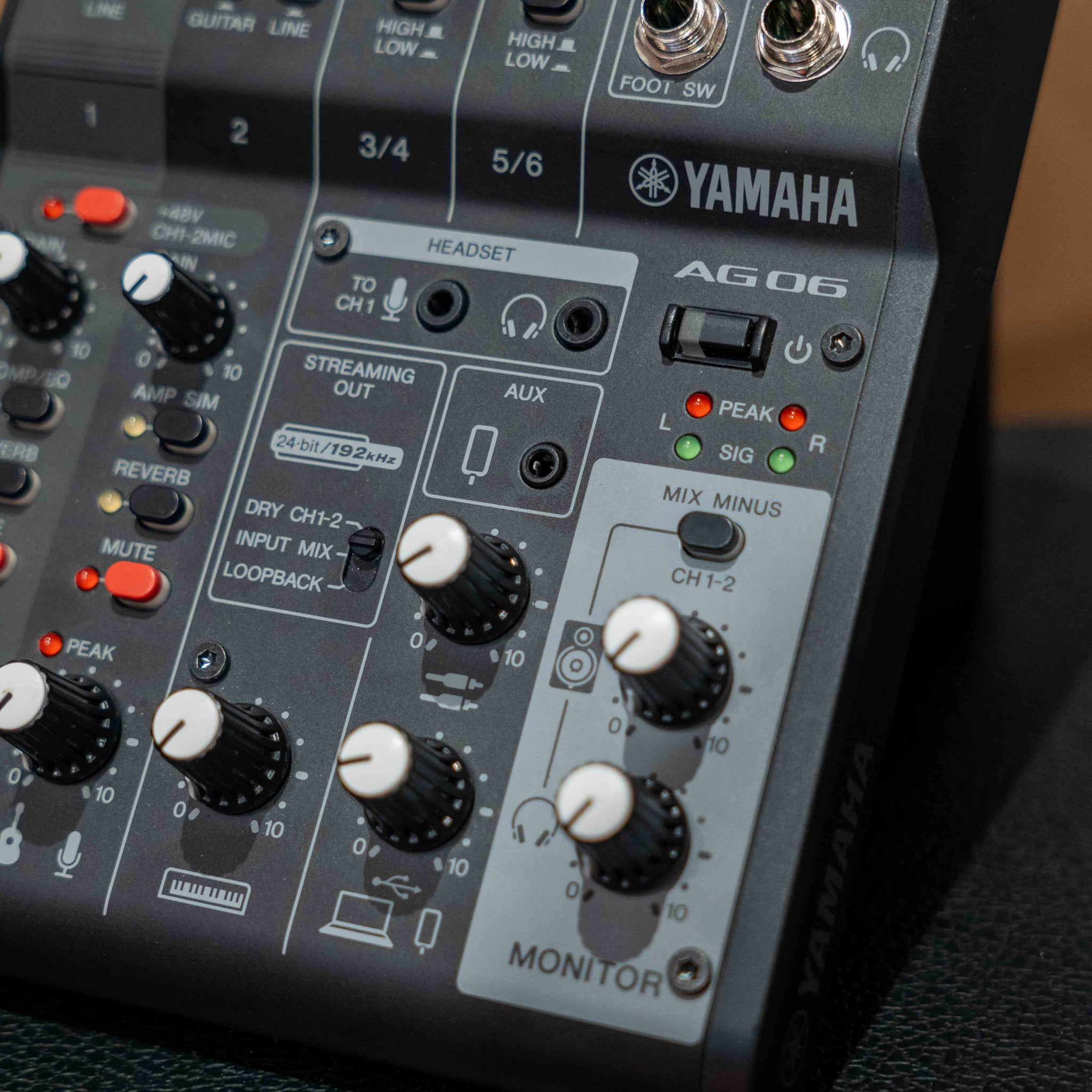 Yamaha AG06MK2 - Black (B-Stock)