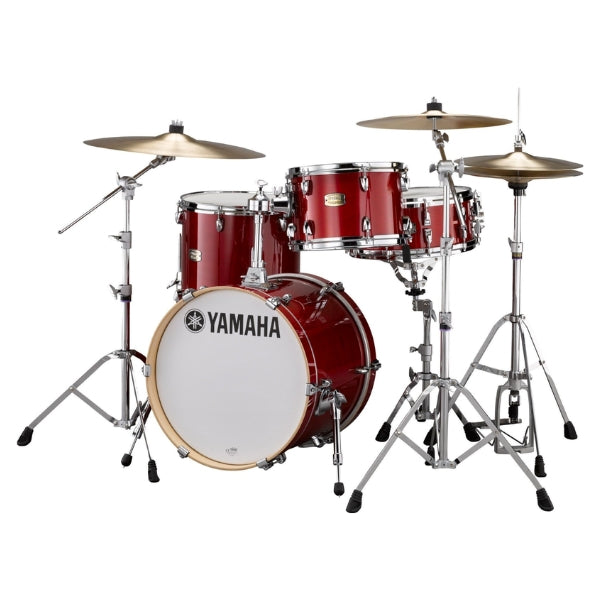Yamaha Stage Custom Bop Kit with Crosstown Hardware - Cranberry Red