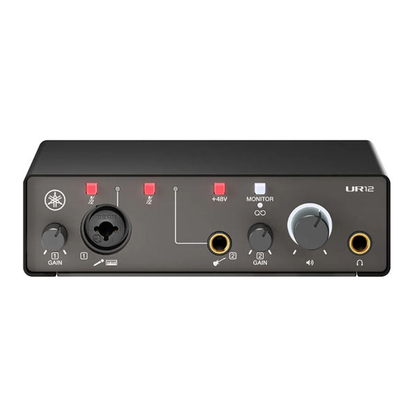 DTM・DAW Yamaha UR12 MK3 Yamaha UR12 MK3 (Black) - USB C | Turramurra Music
