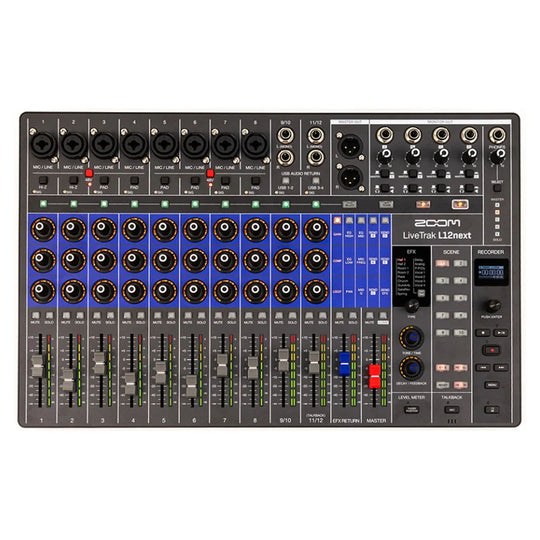 Zoom LiveTrak L-12next Digital Mixer/Recorder