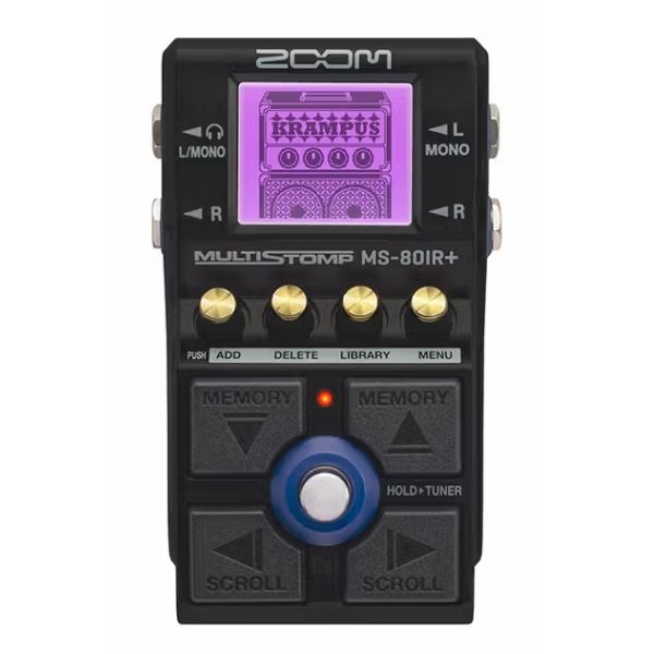 Zoom Multistomp MS-80IR+ guitar effects pedal on a white background