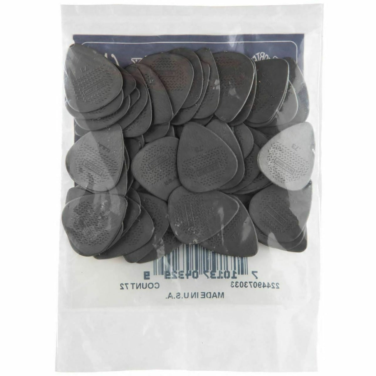 Jim Dunlop Max Grip Nylon Guitar Picks 0.73 Bulk Pack of 72